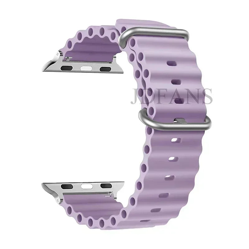 Straps for Apple Watch Band 44mm 40mm 45mm 49mm 41mm 42mm 38mm 46mm ocean bracelet correa iWatch series 7 6 3 se 8 Ultra 2 9 10
