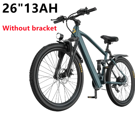 Commuter Electric Mountain Bike Electric Bicycles for Adults with 30-Mile Range, 19 MPH, 500W Brushless Motor, 26" 24" Tires