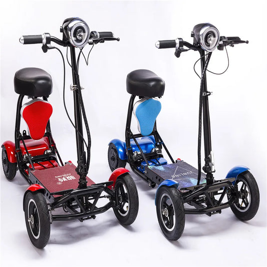 Enhance Foldable Perfect Travel Transformer Lithium 4 Wheel Electric Folding Mobility Scooter Convenient for Elderly