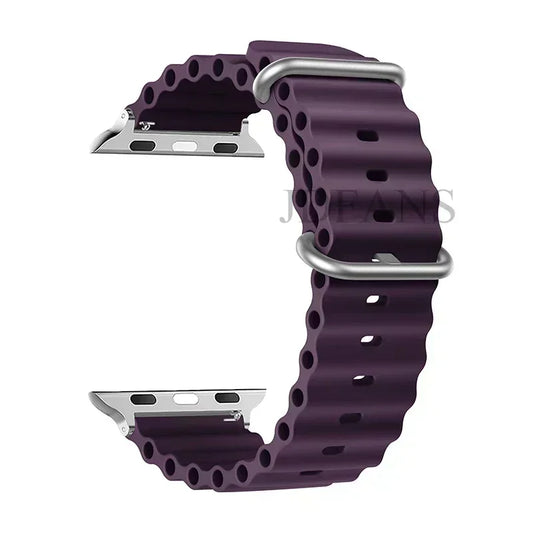 Straps for Apple Watch Band 44mm 40mm 45mm 49mm 41mm 42mm 38mm 46mm ocean bracelet correa iWatch series 7 6 3 se 8 Ultra 2 9 10