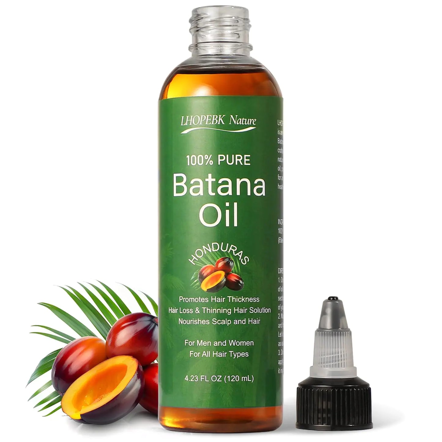 Organic Batana Oil for Hair Growth: Pure and Natural Batana Oil Deeply Nourishing Scalp for Thicker & Stronger Hair 4.23 FL OZ