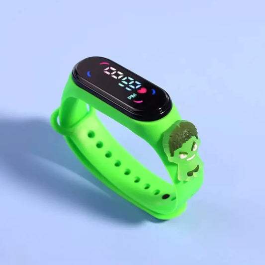 Disney Fashion Mickey Children Watches For Girls Electronic Bracelet Sports Touch LED Doll Kids Watch Women Waterproof Clock
