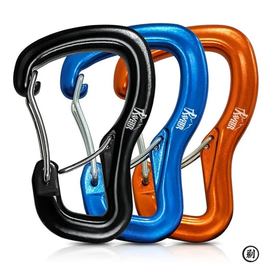 Outdoor Hammock Double Locking Buckle, Multifunctional Aluminum Alloy Hanging Buckle, Camping Hammock Quick Hanging Buckle