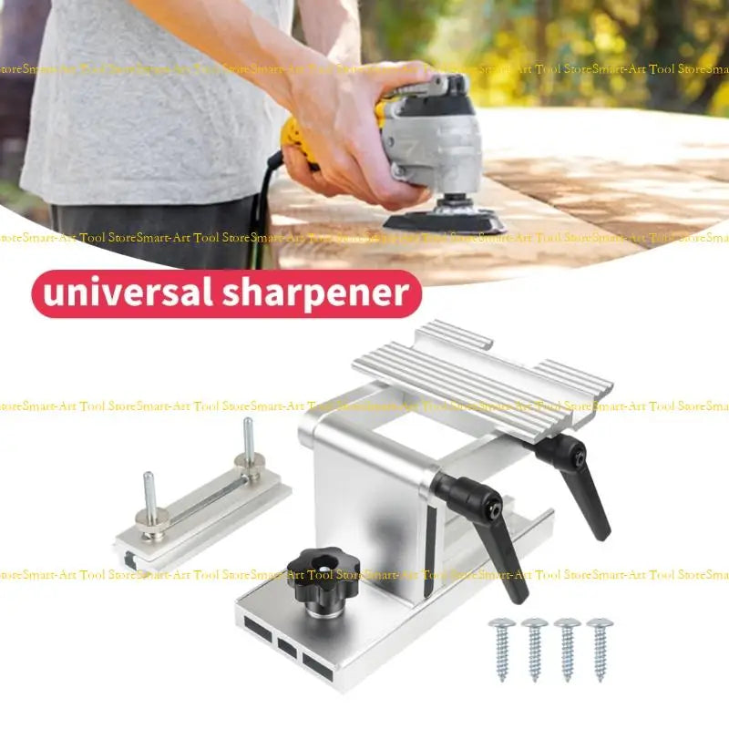 E1PB Adjustable Aluminum Sharpening Jig For 6 8inch Benches Grinder Sander Tool Rest