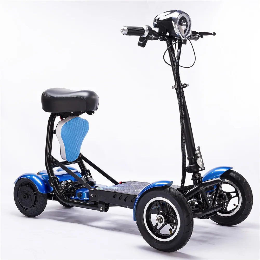 Enhance Foldable Perfect Travel Transformer Lithium 4 Wheel Electric Folding Mobility Scooter Convenient for Elderly