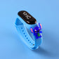 Disney Fashion Mickey Children Watches For Girls Electronic Bracelet Sports Touch LED  Doll Kids Watch Women Waterproof Clock