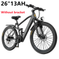 Commuter Electric Mountain Bike Electric Bicycles for Adults with 30-Mile Range, 19 MPH, 500W Brushless Motor, 26" 24" Tires
