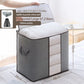 Large Capacity Clothes Storage Bag Organizer With Reinforced Handle Suitable For Blankets Bedding Foldable With Sturdy Zipper