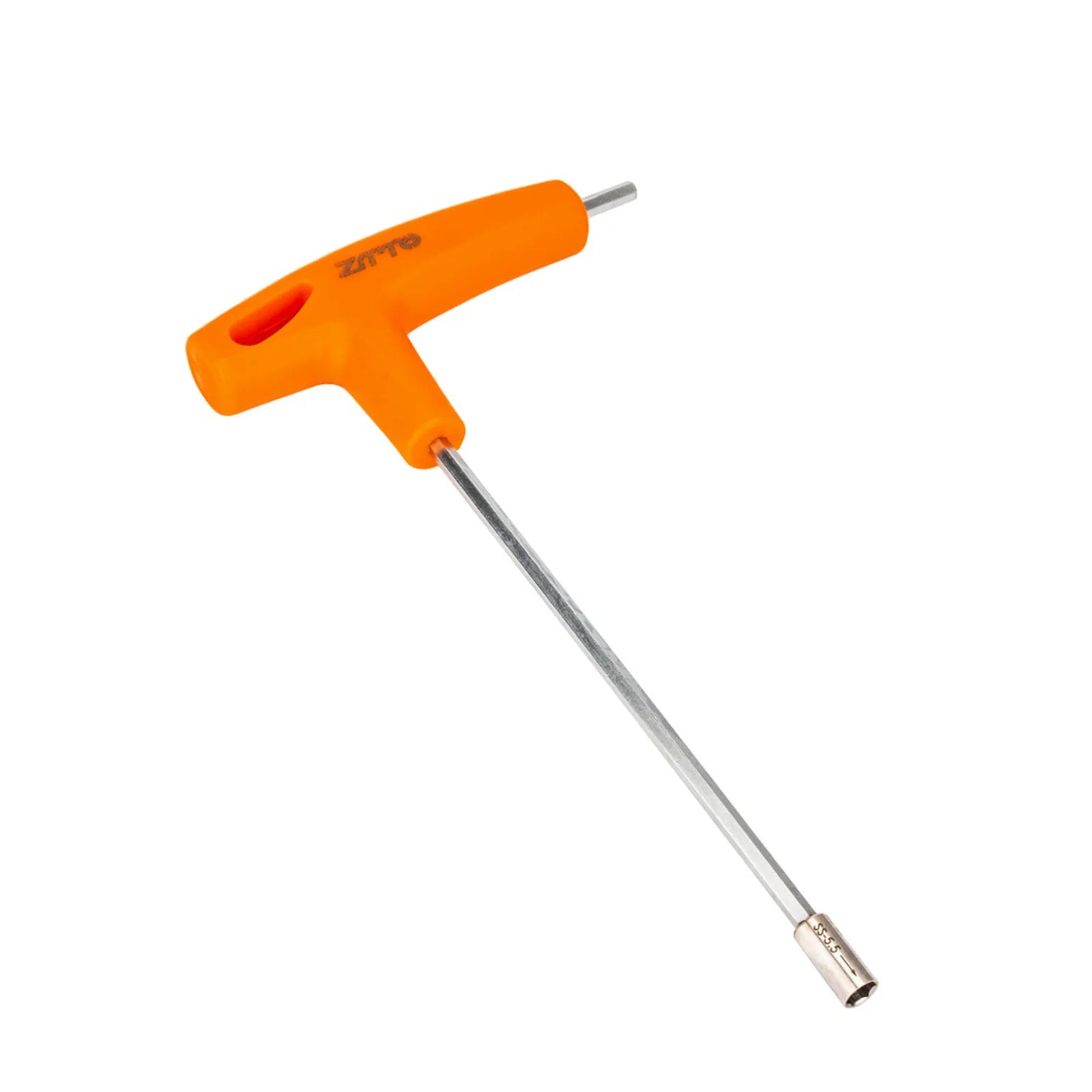T-Handle Socket Wrench Portable Built-In Secret Spoke Cap Spanner Durable Sturdy Repairing Tool Easy Using for Bike Motorcycle