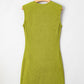 Textured Ruched Side Bodycon Tank Dress