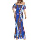 Elegant 2025 Premium Polynesian Puakenikeni Hawaiian Floral Print Made to Order Couture Fishtail Skirt Tonga Charming Style