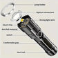 9900LM Powerful LED Flashlight Battery Display USB Rechargeable Light Telescopic Zoom Torch Lamp Outdoor Camping Fishing Lantern