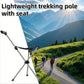 2-in-1 Folding Cane and Chair Foldable Travel Cane, Suitable for Hiking, Camping, Outdoor Activities