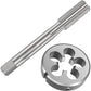 HUAZHICHUN 1PC 7/8-20UNEF Tap + 1PC 7/8-20UNEF Die,  HSS Tap and Die Set Right Hand Tap