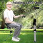2-in-1 Folding Cane and Chair Foldable Travel Cane, Suitable for Hiking, Camping, Outdoor Activities