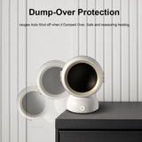 Portable Heating Fans Electric Fan Heater Desktop Warm Fan Stove Warm Air Blower For Home Office Mini Radiator Fan Heater