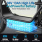 Electric Scooter with Basket for Adults, 650W Peak Motor, Full Suspension, Motor Escooter Suitable for Commutting Travel