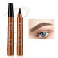 4 fork microblading eyebrow pencil waterproof eyebrow pencil natural long-lasting eyebrow makeup five colors