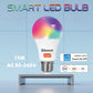 Tuya Bluetooth APP controls LED Smart Light RGBCW Dimmable Bulb 15W Household Bedroom Christmas Party Decoration Group Control