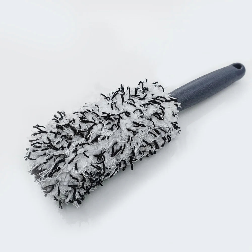 SEAMETAL Car Cleaning Brush Car Wash Portable Plush Wheel Tire Rim Brush Wash Tools for Car Motorcycle Wheel Tire Accessories