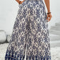 Boho Smocked High Waist Wide Leg Pants