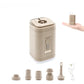 Mini Electric Inflatable Pump 3-in-1 with Lights Wireless Air Compressor for Inflate & Deflate Camping Hiking Equipment