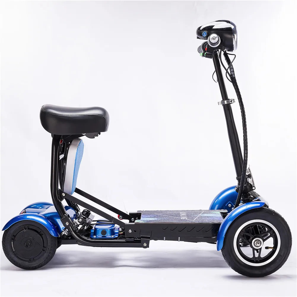 Enhance Foldable Perfect Travel Transformer Lithium 4 Wheel Electric Folding Mobility Scooter Convenient for Elderly