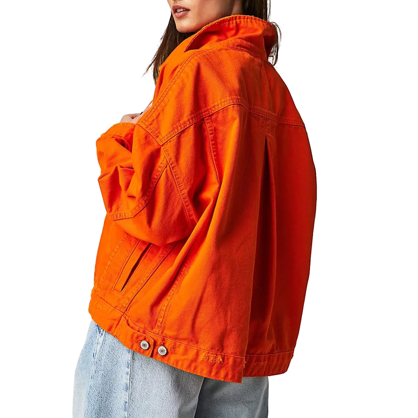 2023 Women's Loose Fit Fashion Denim Jacket