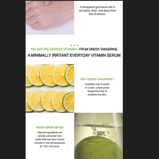 Goodal Green Tangerine Vita-C Dark Spot Care Serum 50mL + 50mL Refill Special Set