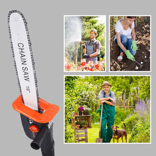 Cordless high-power lithium battery chainsaw Brushless 12/16 inch Chian Saw High-Power Lithium-Ion Chainsaw Set without Battery