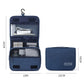 Foldable Toiletry Bag Organizer Hanging Storage Bag Bathroom Makeup Bag Case Travel Dry And Wet Separation Cosmetic Wash Bag