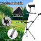 2-in-1 Folding Cane and Chair Foldable Travel Cane, Suitable for Hiking, Camping, Outdoor Activities