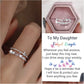 Women's Fashion Double Layer Butterfly Diamond Ring Set