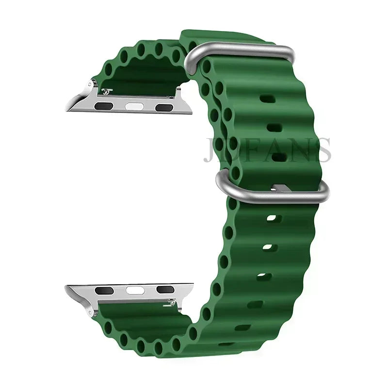 Straps for Apple Watch Band 44mm 40mm 45mm 49mm 41mm 42mm 38mm 46mm ocean bracelet correa iWatch series 7 6 3 se 8 Ultra 2 9 10