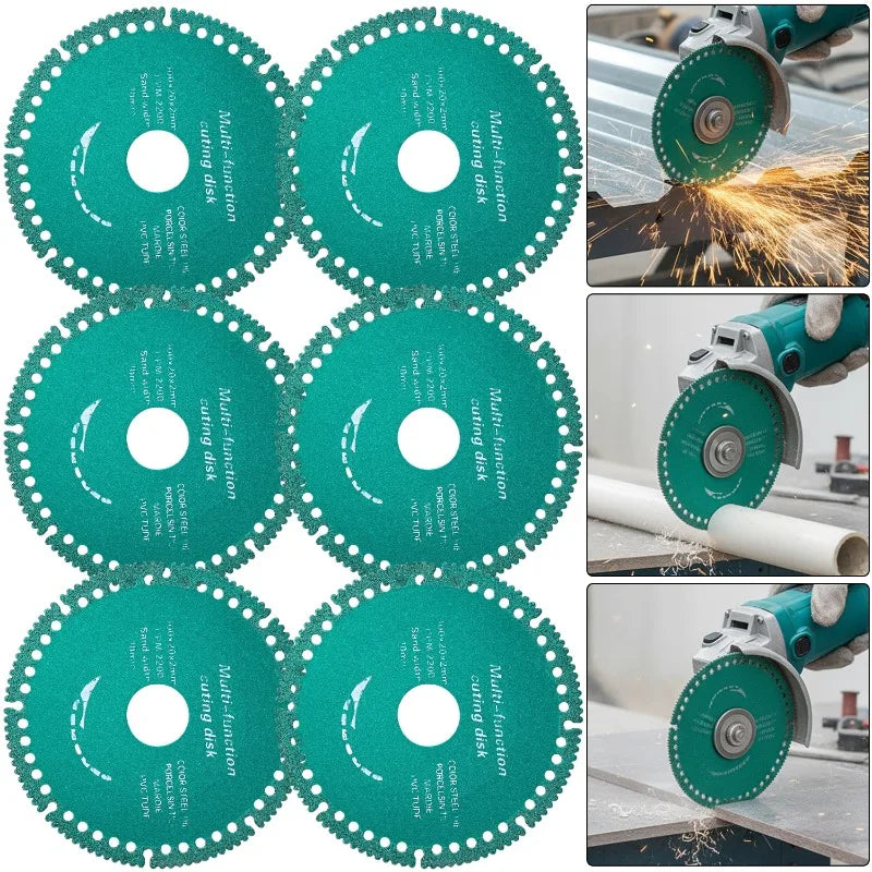 1-10pcs Multi Diamonds Cutting Wheel Precision Disc Wear Resistant Low Dust Angle Grinder Tile Strong Stone Metal Cutting Tool