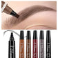 4 fork microblading eyebrow pencil waterproof eyebrow pencil natural long-lasting eyebrow makeup five colors
