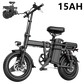 14 Inch Tyre Folding Mini Electric Motorcycles Bike 500W Motor 19 MPH 30 Mile Trip Commuter Electric Motorcycles Bike For Adults