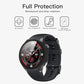 for Oneplus Watch 3 Screen Protector case, Rigid PC Shell Membrane in one Piece, Scratch-Proof and Shock-Proof,Ultra-Thin-Clear and Black