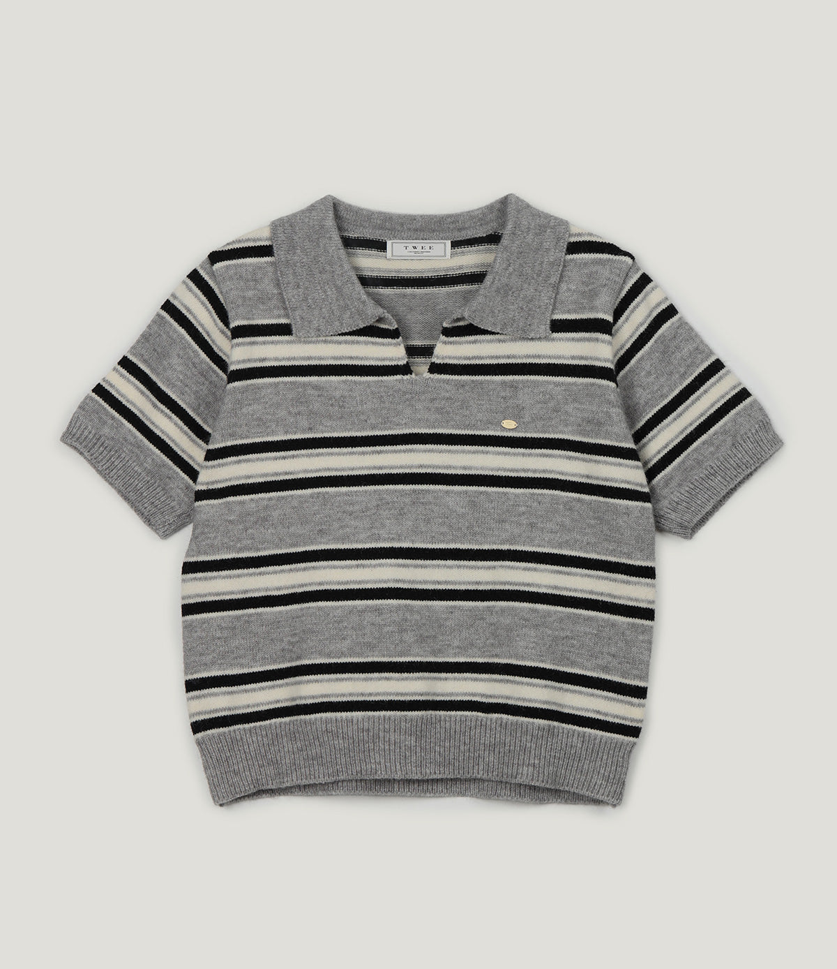 [TWEE] Rillo Stripe Knit Skirt Set
