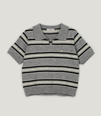 [TWEE] Rillo Stripe Knit Skirt Set