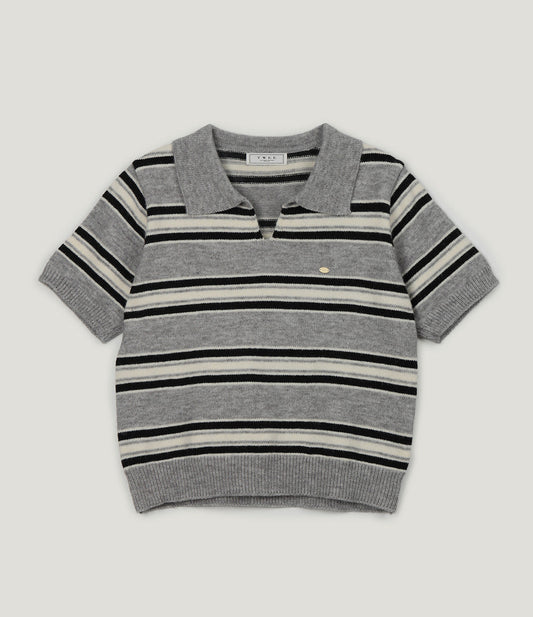 [TWEE] Rillo Stripe Knit Skirt Set