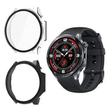 for Oneplus Watch 3 Screen Protector case, Rigid PC Shell Membrane in one Piece, Scratch-Proof and Shock-Proof,Ultra-Thin-Clear and Black