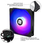 Thermalright TL-C12C-S X3 CPU Fan 120mm ARGB Case Cooler Fan, 4pin PWM Silent Computer with S-FDB Bearing Included, up to 1550RPM Cooling Fan（3 Quantities）