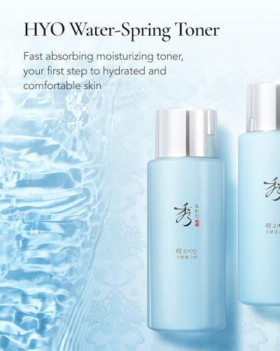 Sooryehan Water Spring Toner Special Set (8.5fl oz, Pack of 2) - Hydrating, Nutrient-Rich Toner for Conditioning. Korean Skincare by LG Beauty. Fermented Ginseng, Hyaluronic Acid, Amino Acid.