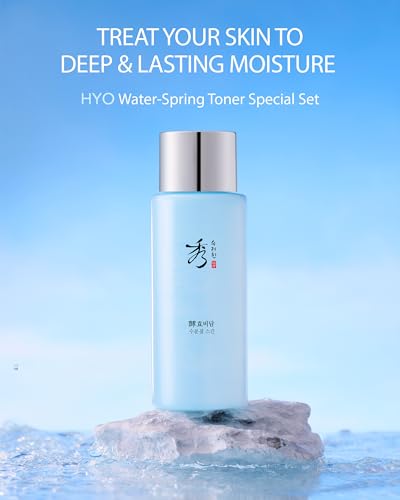 Sooryehan Water Spring Toner Special Set (8.5fl oz, Pack of 2) - Hydrating, Nutrient-Rich Toner for Conditioning. Korean Skincare by LG Beauty. Fermented Ginseng, Hyaluronic Acid, Amino Acid.