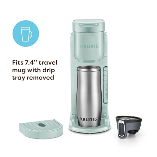 Keurig K-Express Single Serve K-Cup Pod Coffee Maker, 3 Brew Sizes, Strong Button Feature, 42oz Removable Reservoir, Mint