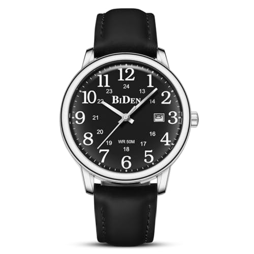 HANPOSH Mens Watches Military Army Analog Quartz Waterproof Wrist Watch for Men Date Display Nylon Tactical Field Sports Wristwatch