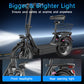 Electric Scooter with Basket for Adults, 650W Peak Motor, Full Suspension, Motor Escooter Suitable for Commutting Travel