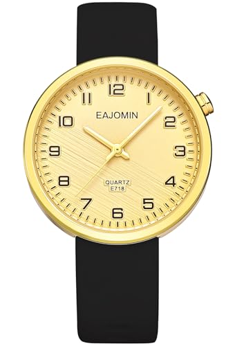 Waterproof Analog Women's Watch for Nurses, Nursing, Lady,Students,with Easy Read Dial,Second Hand Soft Silicone Band Quartz Female Dress Wrist Watches