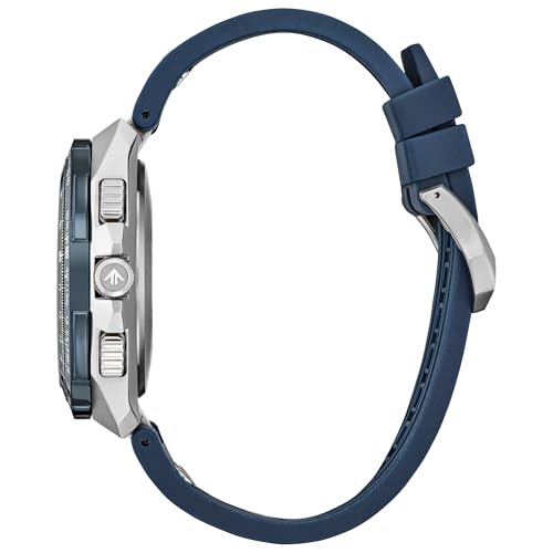 Citizen Men's Eco-Drive Promaster Sikorsky Watch, Blue Dial, Blue Rubber Strap, Atomic Timekeeping (Model JY8156-00L)
